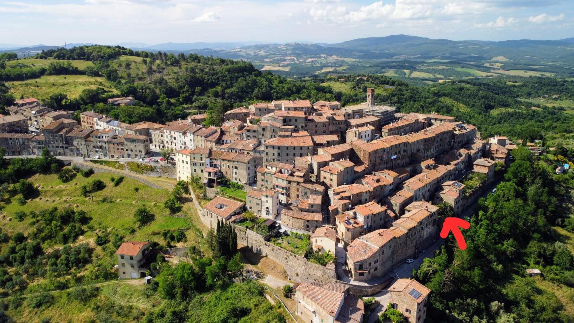 House With Stunning Views Villa Chiusdino Buitenkant foto