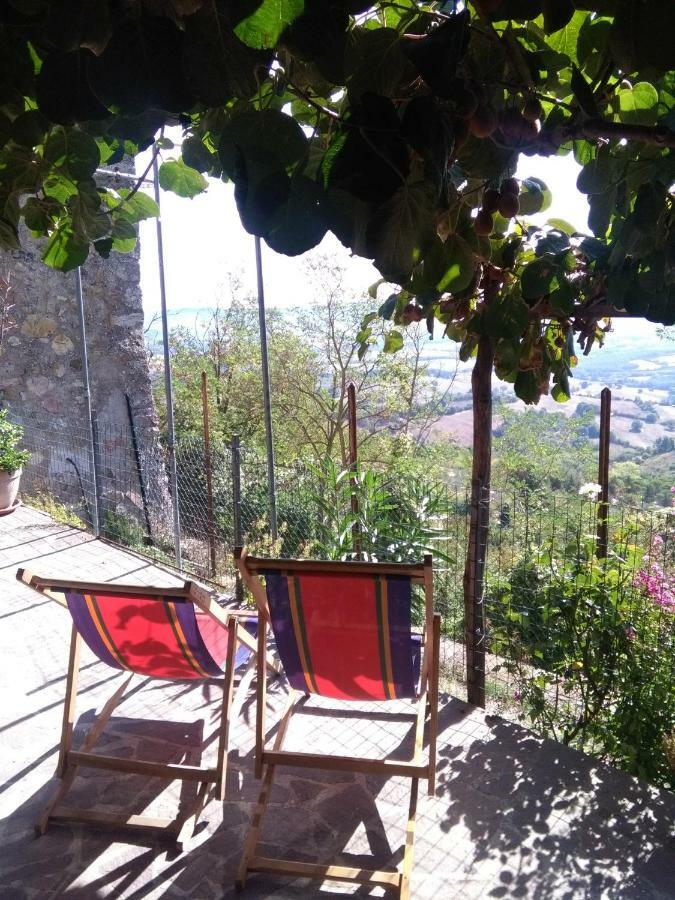 House With Stunning Views Villa Chiusdino Buitenkant foto